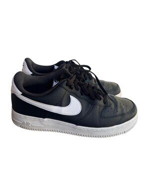 Nike Air Force 1 Low Black & White Sneakers Size 11 Mens Leather